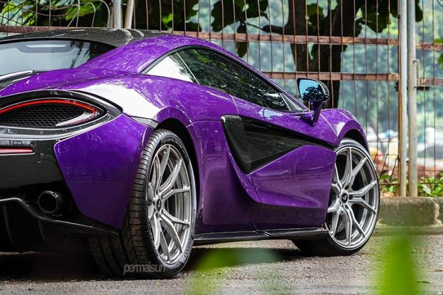 Детали экстерьера McLaren 570S Mauvine Blue by Permaisuri 2016 года  (фото 10 из 10)